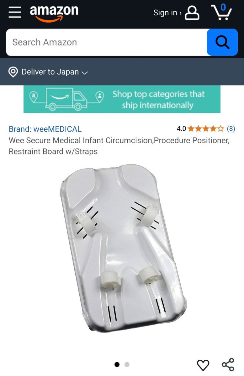 CIRCONCISIONE

Per chi pensa che Dio sia così coglione da far nascere i bambini con un eccesso di pelle da tagliar via, c'è su Amazon questo comodo tavolo di tortura, pratico ed efficace per poter immobilizzare la povera vittima e procurargli un trauma che lo accompagnerà per