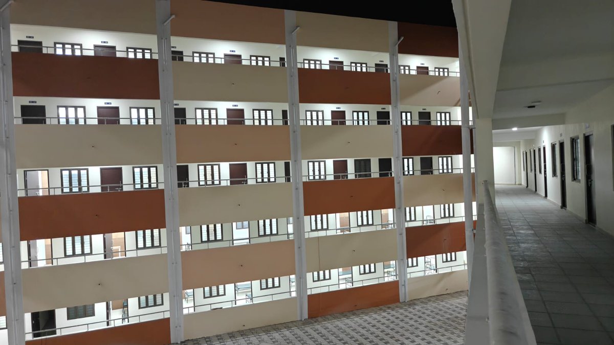 SVaidhyasubrama's tweet photo. Those @SastraUniv boys who stayed in the hexagon PV hostel  during 1993 to 2020 will be pleasantly surprised on its transformation to a 3.2L sq.ft. super-structural stay-villa to accommodate over 1600 girls. This new edifice is ready to welcome its inmates from 2day. Best Wishes https://t.co/zjvXeXAcLK