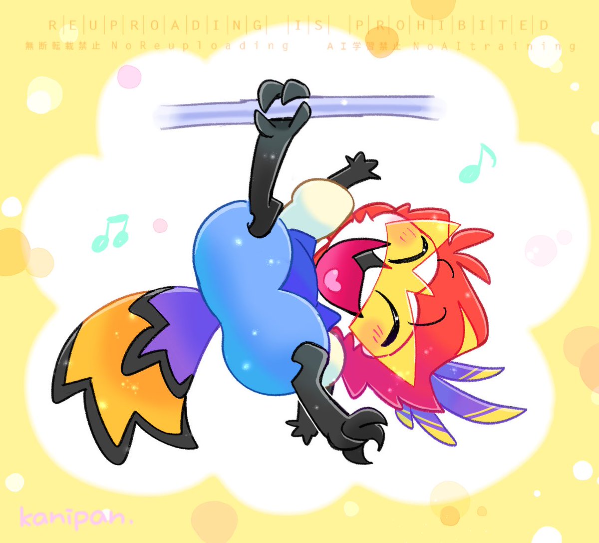 The little parrot's tiny legs are powerful!🦜✨