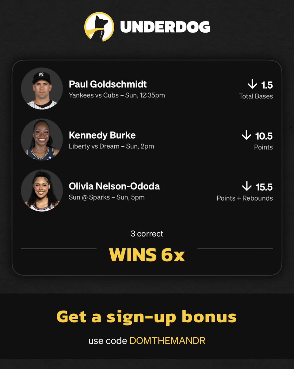 @PropsByDom 🧪🔎 (@propsbydom) on Twitter photo 3L3G —-> #UnderDogFantasyPicks entry via <a href="/DGFantasy/">Daily Grind Fantasy Sports</a> / <a href="/OddsJam/">OddsJam.com</a> / @Prop_Professor 🔥
#Odds better than -122 on each pick, GL! 🫰🏻
⬇️
app.propprofessor.com/purchase?via=d…
⬇️
dgfantasy.com/membership-sig…
⬇️
oddsjam.com/?ref=propsbydom
play.underdogfantasy.com/es-873YPfJ9lw
#NBA #NFTS #DFS #NFTS #GamblingX ✅🍻 3L3G —-> #UnderDogFantasyPicks entry via <a href="/DGFantasy/">Daily Grind Fantasy Sports</a> / <a href="/OddsJam/">OddsJam.com</a> / @Prop_Professor 🔥
#Odds better than -122 on each pick, GL! 🫰🏻
⬇️
app.propprofessor.com/purchase?via=d…
⬇️
dgfantasy.com/membership-sig…
⬇️
oddsjam.com/?ref=propsbydom
play.underdogfantasy.com/es-873YPfJ9lw
#NBA #NFTS #DFS #NFTS #GamblingX ✅🍻