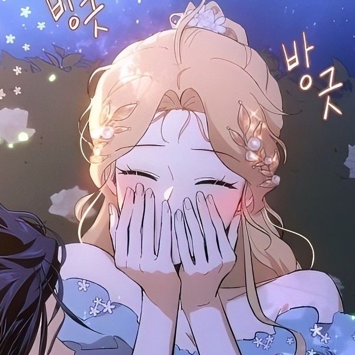 ⠀ 
She’s squealing.
⠀