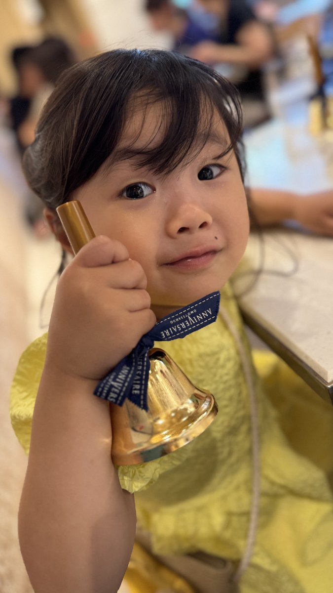 結婚式をあげたの、
いつかの歳の今日でしたー‼️

漆原に言われて、
アニヴェルセルへランチお出かけ🥗

今日の式にベル参加〜🔔
幸せ〜✨