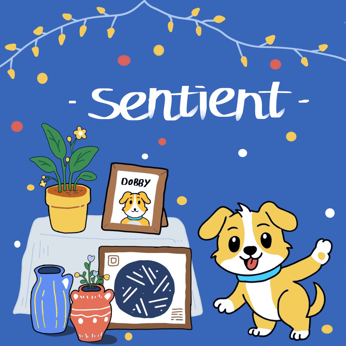 Sentientagi 给大家介绍一下,我是Dobby,这是未来之星—sentient! I’m Dobby !This is the future star ...
