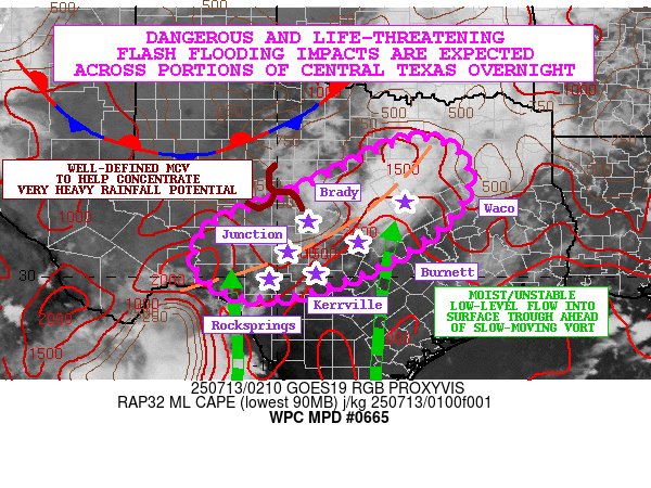 Shel Winkley (@shelwinkleywx) on Twitter photo .<a href="/NWSWPC/">NWS Weather Prediction Center</a>'s latest on the flash flood threat in the Texas Hill Country TONIGHT:
• training storms expected
• rain rates 2-4"/hr possible
• rain totals of 4-6" or more possible by 3am Sunday
Full discussion: wpc.ncep.noaa.gov/metwatch/metwa…
#txwx .<a href="/NWSWPC/">NWS Weather Prediction Center</a>'s latest on the flash flood threat in the Texas Hill Country TONIGHT:
• training storms expected
• rain rates 2-4"/hr possible
• rain totals of 4-6" or more possible by 3am Sunday
Full discussion: wpc.ncep.noaa.gov/metwatch/metwa…
#txwx