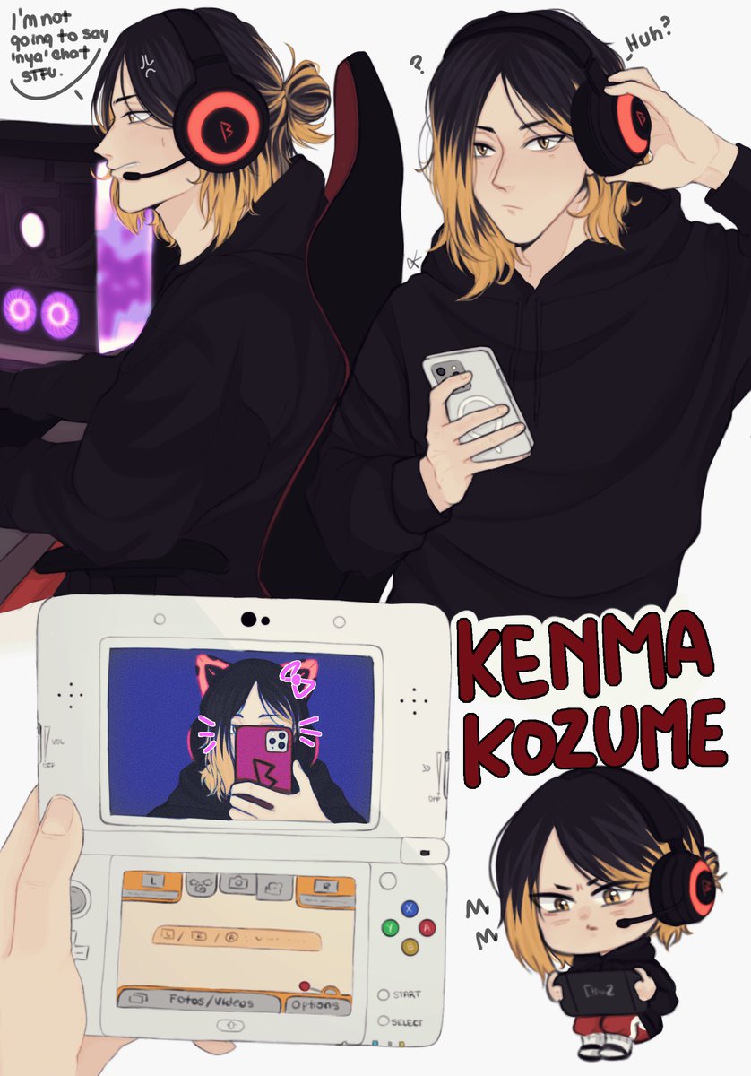 pequitaskun's tweet image. Gamer boy 👾

#hq #haikyuu #kenmakozume