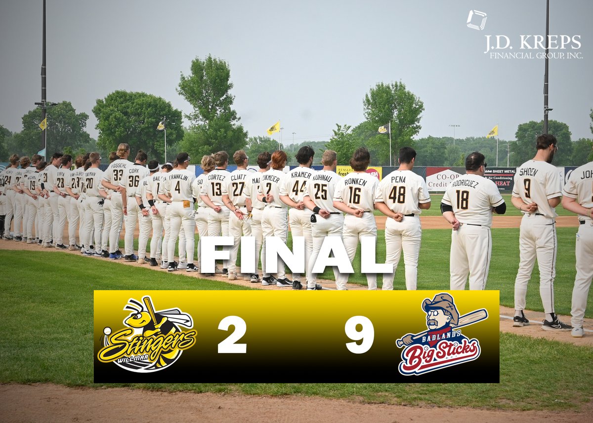 Stingers Lose on the Road in Dickinson

For a full recap: bit.ly/44EjSz6

#StingEm