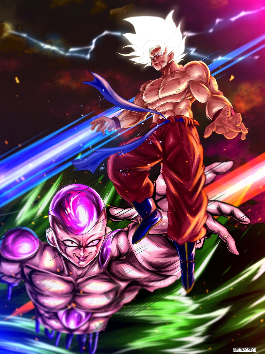 Buracku01's tweet image. The last two left on a dying planet…

#DragonBall