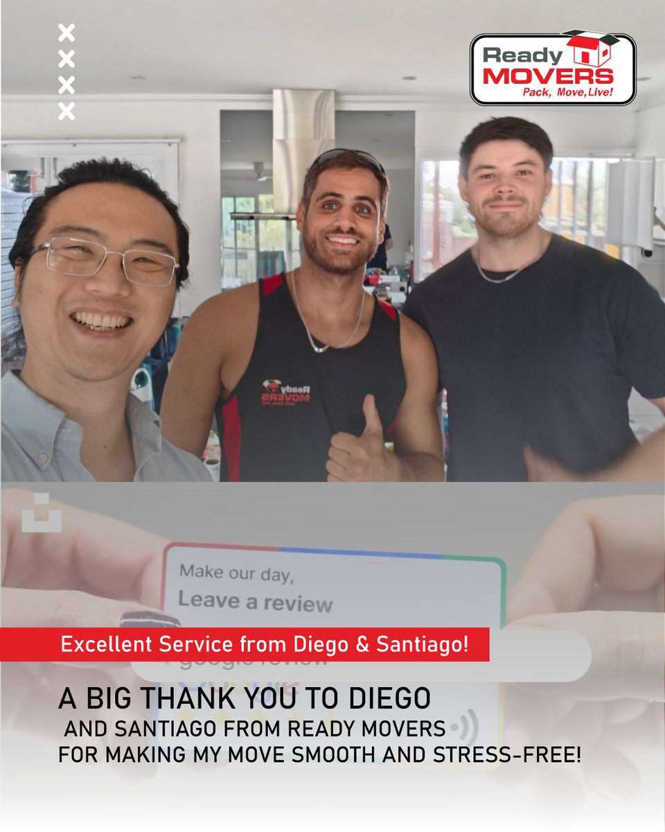 readymoverstsv's tweet image. Junior &amp;amp; Harvey moved so much stuff and packed it perfectly — efficient, friendly &amp;amp; highly recommended! 💪🚛 #READYMOVERS #FIVESTARSERVICE