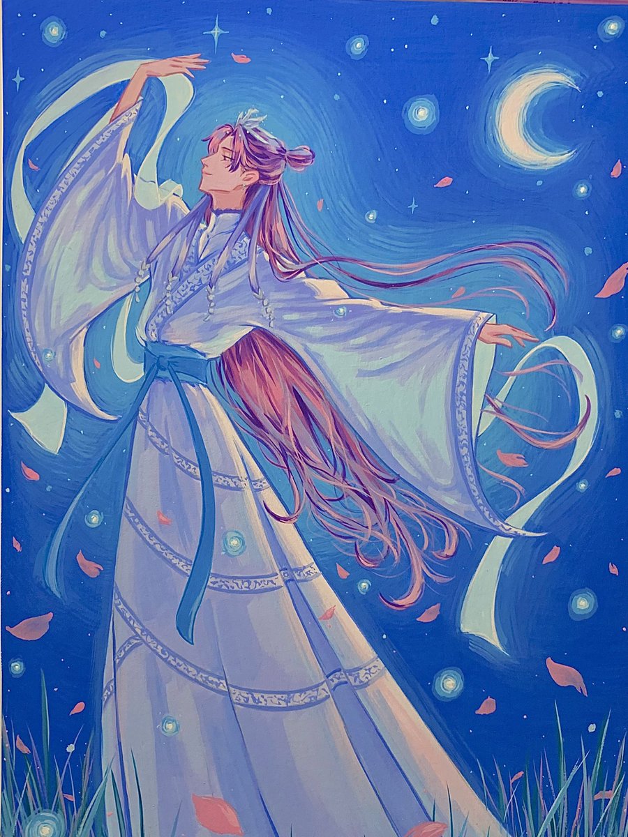 jgm_draws's tweet image. 💜🌙 #ApothecaryDiaries #jinshi