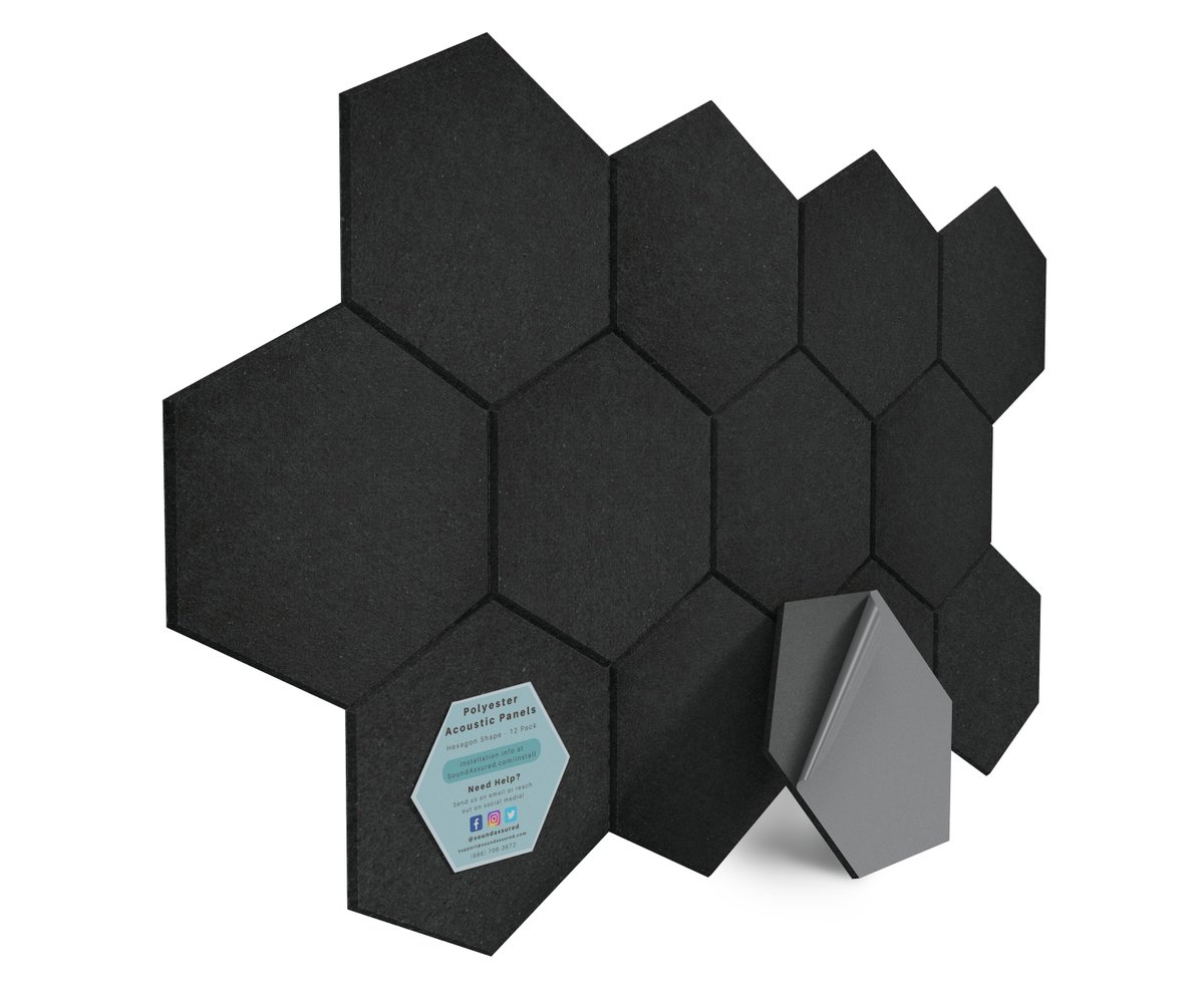 I just received Hexagon Polyester Acoustic Panels - 12 Pack | Eco-Friendly Sound Absorption | Easy Peel &amp; Stick Installation - Blue by SoundAssured from Anonymous via Throne. Thank you so much, Shorkie!! throne.com/hushedhydra #Wishlist #Throne