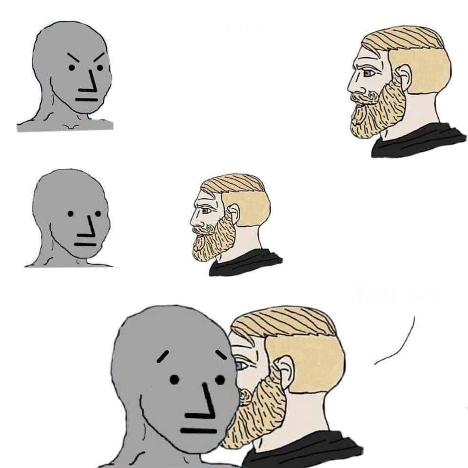 chadonerc's tweet photo. $Chad strides through life with purpose, while NPCs just follow the script. Be the main character, not a background bot. https://t.co/ipfLCzAd7H