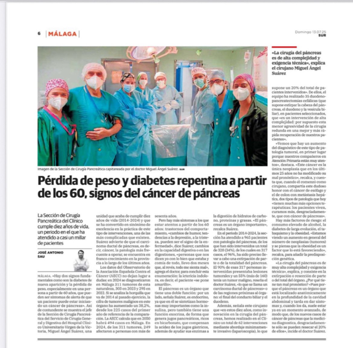 🔵Somos referentes en cirugía pancreática. Cumplimos una década en la atención de estos pacientes de alta complejidad. <a href="/saludand/">Consejería de Salud y Consumo</a> <a href="/gerenteclinico/">Gerente Clínico Málaga</a> <a href="/MalagaJunta/">MálagaJunta</a>