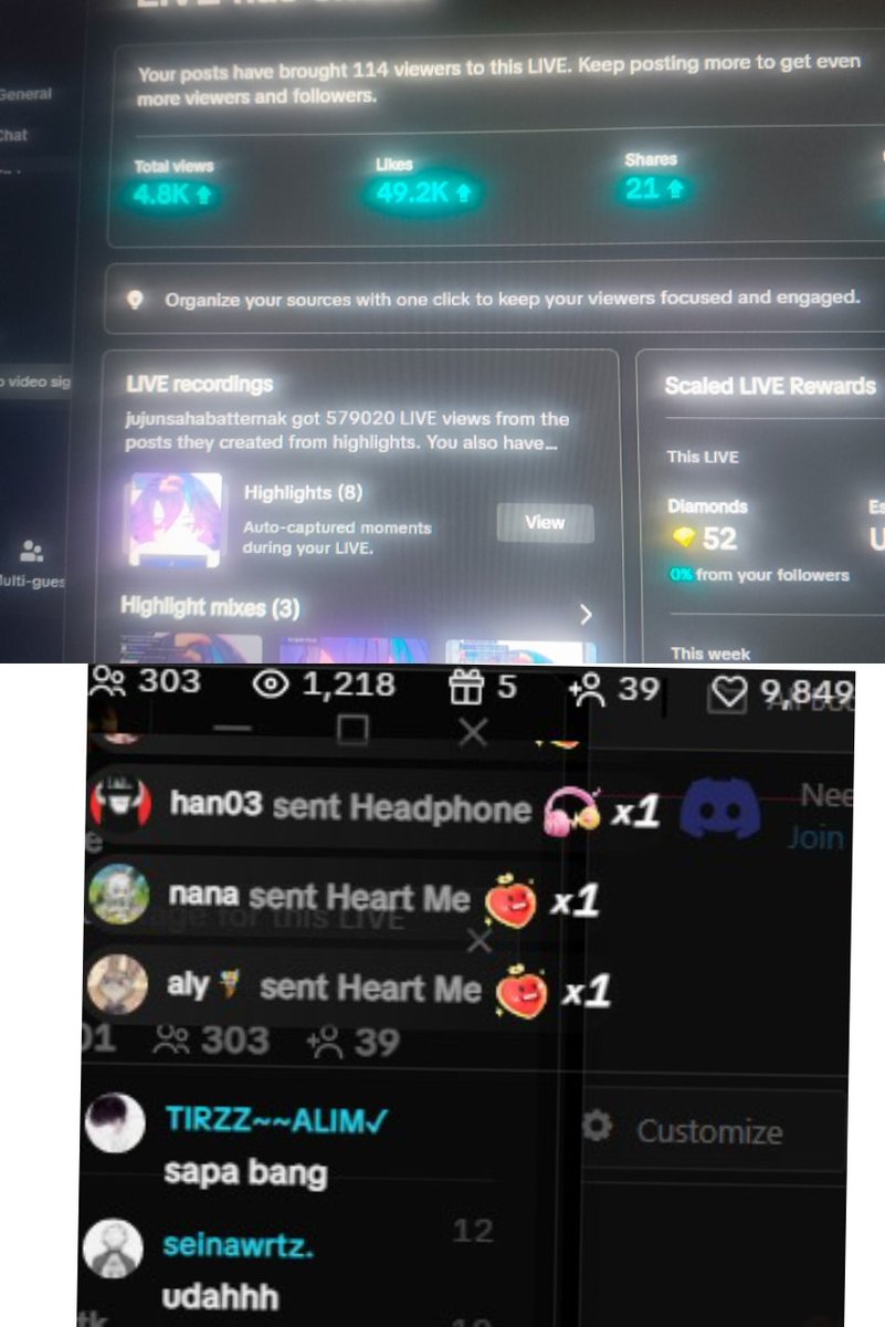 Sumpah ga expect samsek bisa sampai seramai ini😭Makasih banyak semua yg udah support aku, It's My honor kalian mau nonton stream aku😭🙏