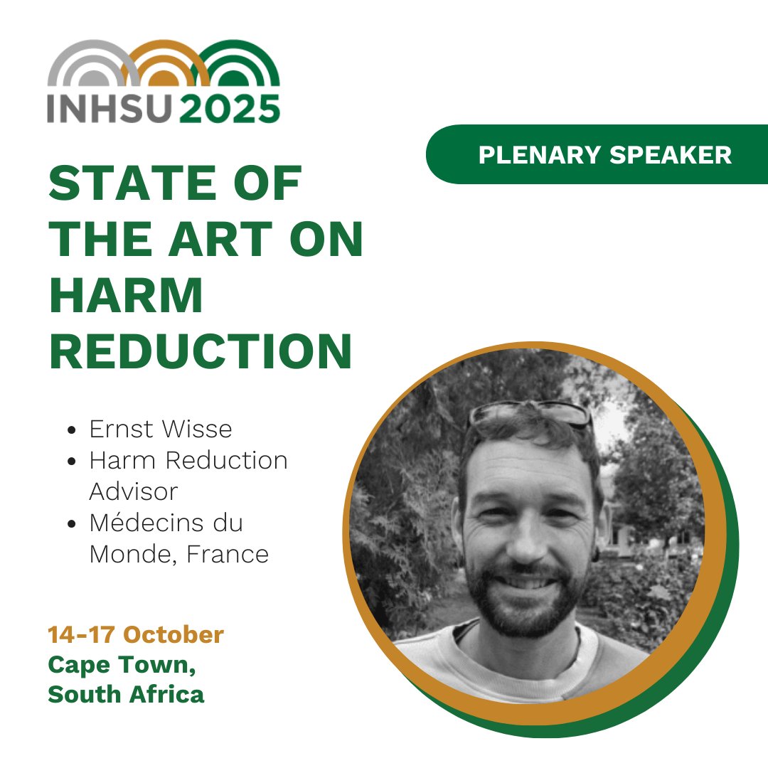 INHepSU's tweet image. Don't forget to register for #INHSU2025 before Sunday, 27 July, to secure earlybird discount. You'll hear from speakers inc. Ernst Wisse @MdM_France (and INHSU board member) at the world's leading conference dedicated to the health of people who use drugs: inhsu.org/inhsu-2025/