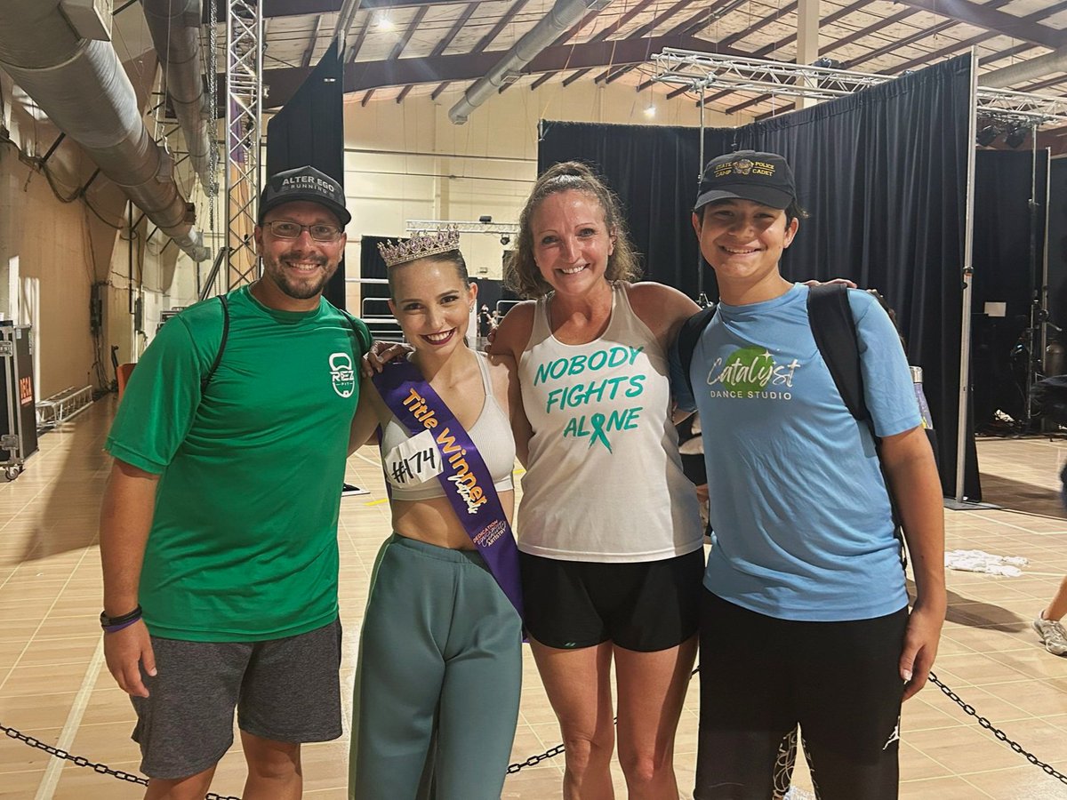 After an interview,  2 classes, performing her solo, and then 30 seconds of improv on stage, our daughter earned Advance Senior Title at Nationals tonight.  It doesn't get any better than watching your kids try hard things 🩵

#proudmom #FitLeaders