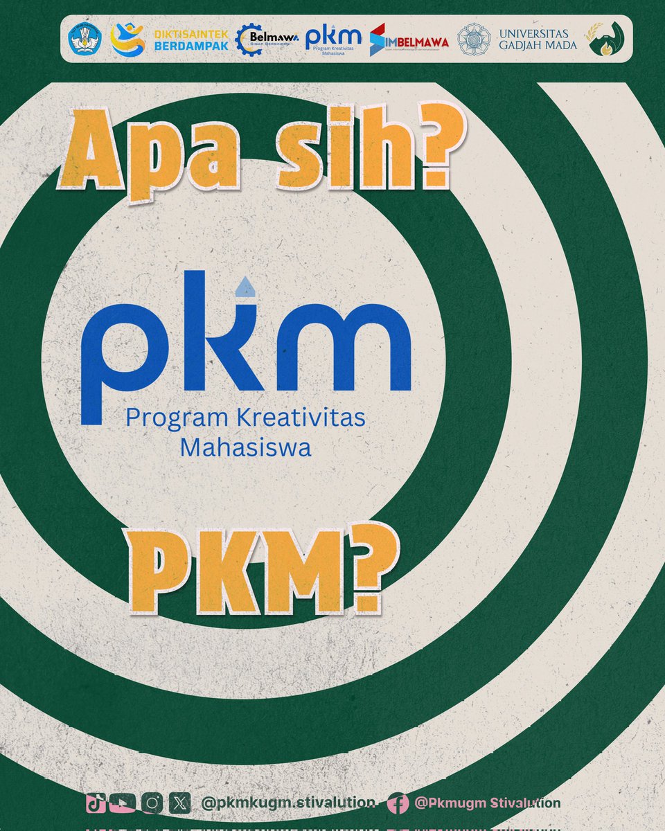 stivalution's tweet photo. 《ABOUT PKM》
🌟Holla STIVERS!🌟

STIVERS tau nggak sih PKM itu apa? 
Nah, kali ini Minprut akan kasih informasi mengenai PKM dan sejarah singkatnya📒

So simak penjelasan postingan diatas yaap!💨

Dukung keberlanjutan, pilih energi masa depan🌎

#ugm #pkm #pkm2025 #pkmk #PKM https://t.co/oqrEiOCpdh