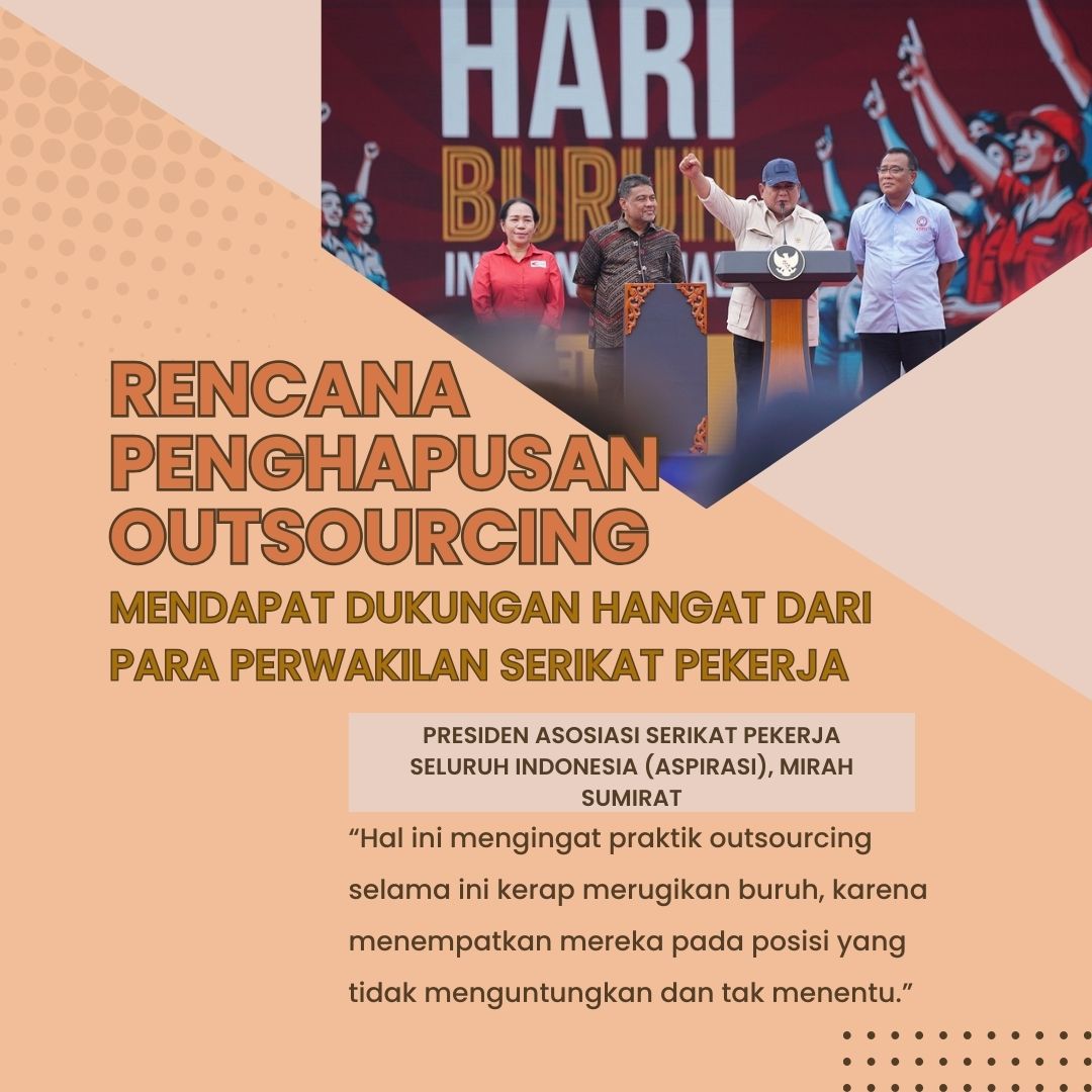 Monalisa131813's tweet image. Rencana Penghapusan Outsourcing mendapat dukumgam hangat dari para perwakilan serikat pekerja

#HariBuruh
#Outsourcing
#PenghapusanOutsourcing
#SatgasPHK