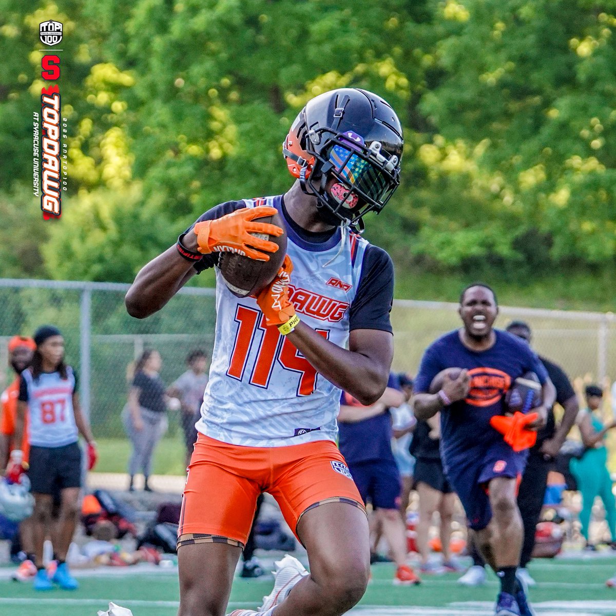 Awesome photos from <a href="/CuseFootball/">Syracuse Football</a>. Great time and my class of 2030 are some true DAWGZ. <a href="/CuseFootball/">Syracuse Football</a> <a href="/TheJuiceOnline/">Syracuse On SI | The Juice Online</a> <a href="/Coach_2CAP/">Tommy Caporale</a> <a href="/SICuseCK/">Syracuse On SI | Charles Kang</a> <a href="/CoachWatkCUSE/">Charles Watkins</a> <a href="/mvjacketsfb/">@MVJacketsFB</a> <a href="/MVJacketsSC/">Mount Vernon Strength & Speed</a> <a href="/Rivals/">Rivals</a> <a href="/PrepRedzoneOH/">Prep Redzone Ohio</a> <a href="/WRHitList/">WR Hit List</a> <a href="/UANextFootball/">All-America Game</a> <a href="/US_ArmyBowl_GS/">Military Appreciation Bowl Games</a> <a href="/AlPopsFootball/">𝐀𝐋 𝐏𝐨𝐩𝐬</a> <a href="/On3sports/">On3</a>