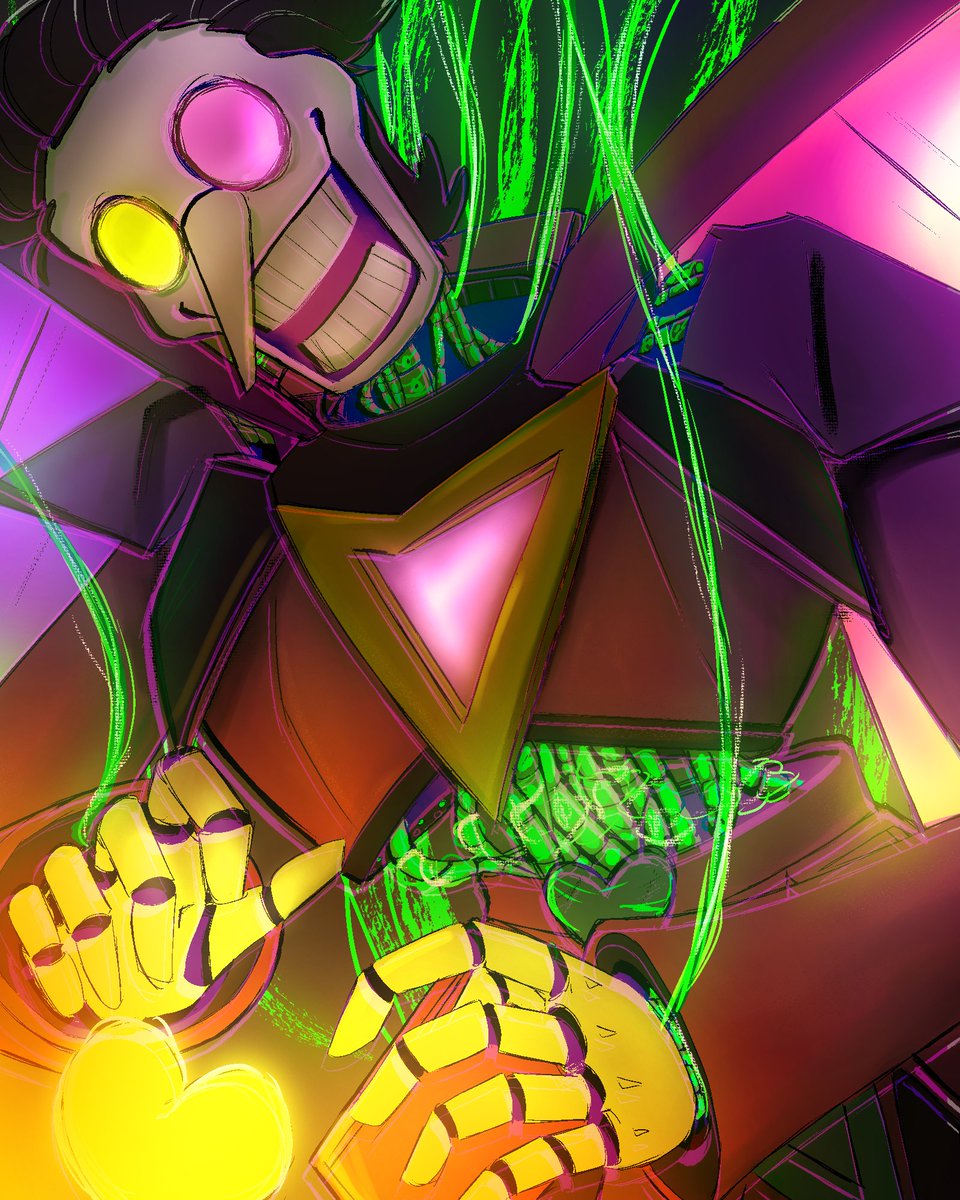 T_Milkshakeman's tweet photo. replayed Deltarune chapter 1 and 2 to refresh myself for chapter 3 and 4. gonna try to draw my favorite characters or just the secret bosses eventually
 (i need to circle back to Jevil lol)
#art #digitalart #deltarunefanart  #spamtonNEO  #spamtondeltarune #fanart #DELTARUNE https://t.co/X3OvYBrNcV