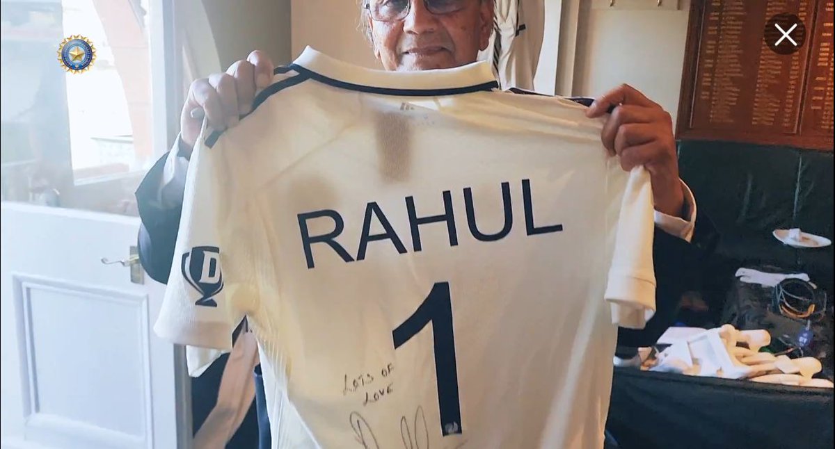 KL RAHUL SIGNED T-SHIRT WILL BE KEPT IN LORD's MUSEUM ❤️🥹