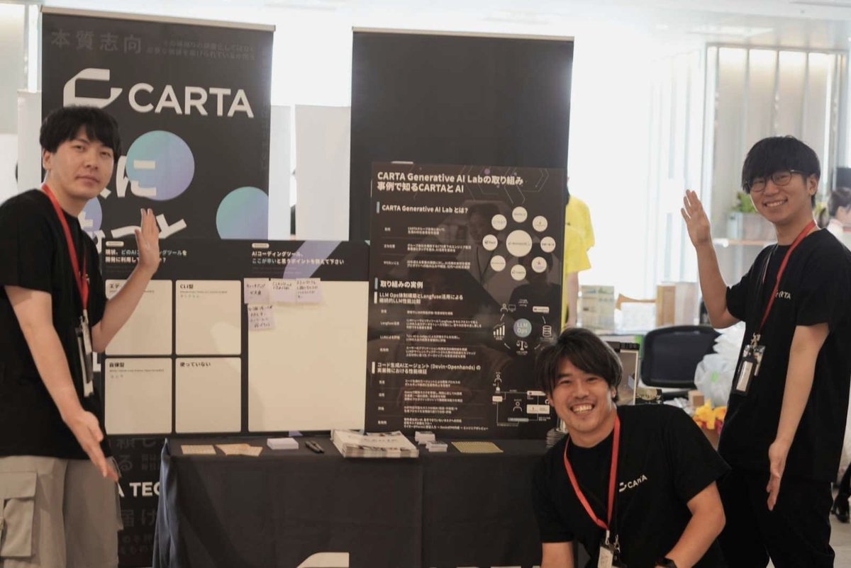 carta_engineers's tweet image. //
📢 #コラコン ブース出展中!
\\
CARTAは #コラコン に協賛しております!🙋♂️ ブースエリアにてお待ちしております!