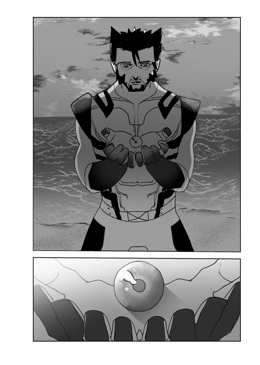 新刊の冒頭。ヒーファク実験として敵に捕まり、海の底に半年沈められていたウルデプ。救出の際居たのはウルだけで…から始まるウルデプの不穏な愛の物語 