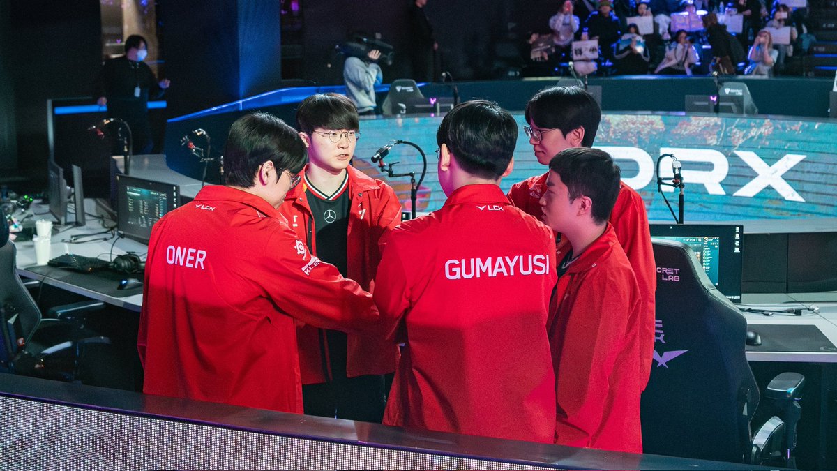 Doran, Oner, Faker, Gumayusi & Keria- we're proud of you!