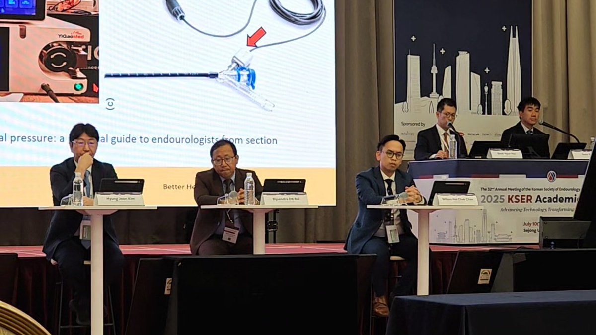 Jia-Lun Kwok (@jl_kwok) on Twitter photo 🇰🇷 Korean Society of Endourology & Robotics meeting - representing SUA <a href="/yeowyy/">Yeow Yuyi</a>
Panelist discussing US & fluoroscopy in #PCNL & #fURS
Great meetup with friends across asia
<a href="/iamdockarl/">Karl Tan, MD (Endouro) 🇵🇭</a> <a href="/ndthemd1/">Hyung Joon KIM (Andrew KIM)</a> <a href="/takatakaJinoue/">T Inoue medical presentation</a> <a href="/DKNYwa/">Deok-Hyun Han</a> <a href="/JosephKmli/">Joseph M</a> 🇰🇷 Korean Society of Endourology & Robotics meeting - representing SUA <a href="/yeowyy/">Yeow Yuyi</a>
Panelist discussing US & fluoroscopy in #PCNL & #fURS
Great meetup with friends across asia
<a href="/iamdockarl/">Karl Tan, MD (Endouro) 🇵🇭</a> <a href="/ndthemd1/">Hyung Joon KIM (Andrew KIM)</a> <a href="/takatakaJinoue/">T Inoue medical presentation</a> <a href="/DKNYwa/">Deok-Hyun Han</a> <a href="/JosephKmli/">Joseph M</a>