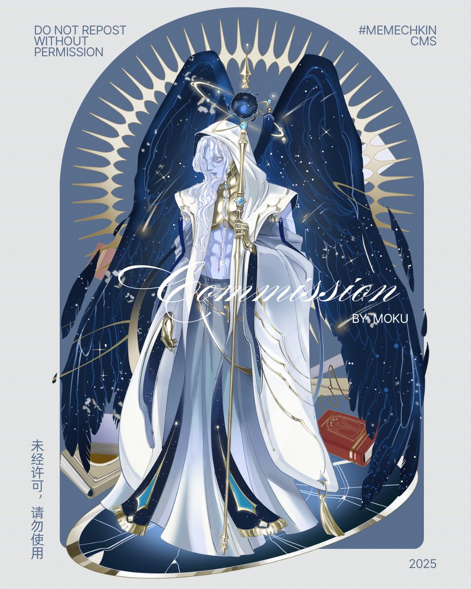 memechkin_n's tweet image. Commission by Moku🪽🤍

#memechkincms