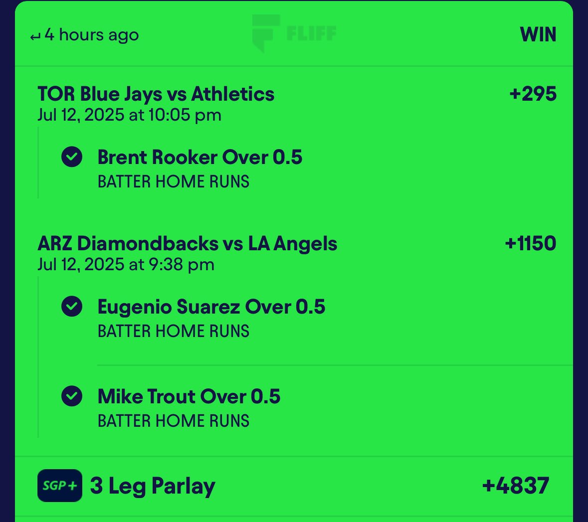 swayzoland_'s tweet image. Keep cooking gang they gone notice you💯 @homerunkid25
#GamblingTwitter #GamblingCommunity #GamblingX #homerun #MLB