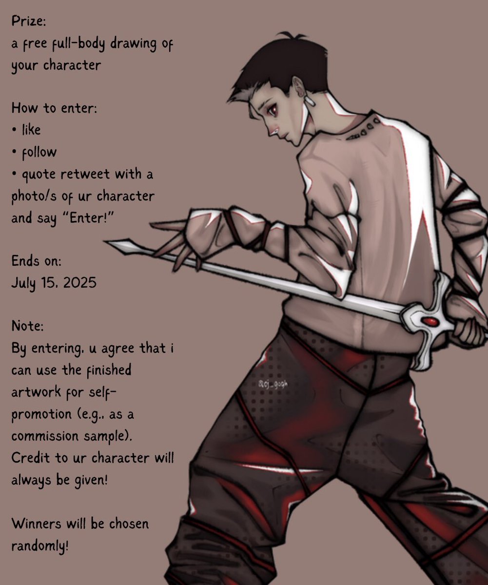 gogh_oj's tweet image. ART RAFFLE!! ART RAFFLE!! ART RAFFLE!!
——————————————
I’m gonna be active again so im gonna host an art raffle hwahahdhwhahs love u all!!
#artmoots #artraffle #characterdesign