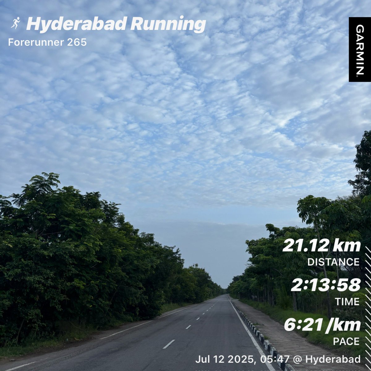 sharmaG30's tweet photo. Just for fun, I’ve started doing PALINDROME number runs starting from this week - SATURDAY was 21.12 Km & THURSDAY was 16.61 km 🏃 🏃🏽♂️
Because if my legs are going to hurt, at least the NUMBER should read the same forwards & backwards.
#RunNerdRun #PalindromeMiles #runningForFUN https://t.co/qunoq1Vs4x