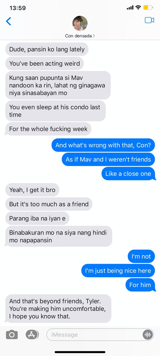 ink2sunwon's tweet photo. Denying Affinity | #mavler AU

Tyler was always there standing by Maverick side, never letting anyone get too close. And Mav, afraid to lose him, stayed quiet. Now that Mav wants space, Tyler realizes too late—he was never just protecting him… he was holding on too tightly. https://t.co/GmoJElGEtP