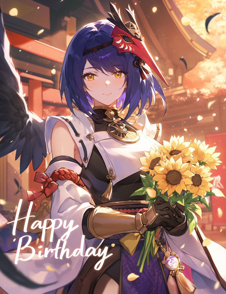 tama_AI554's tweet image. お誕生日おめでとうございます！
#原神
#九条裟羅生誕祭2025