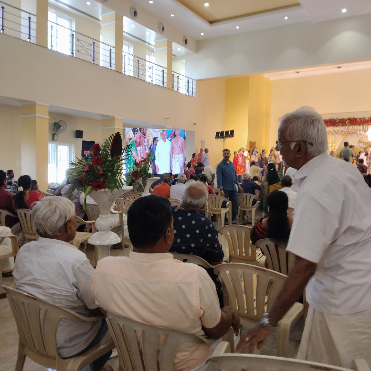 Mr. H. Raja in attendance in a marriage where I am also attending