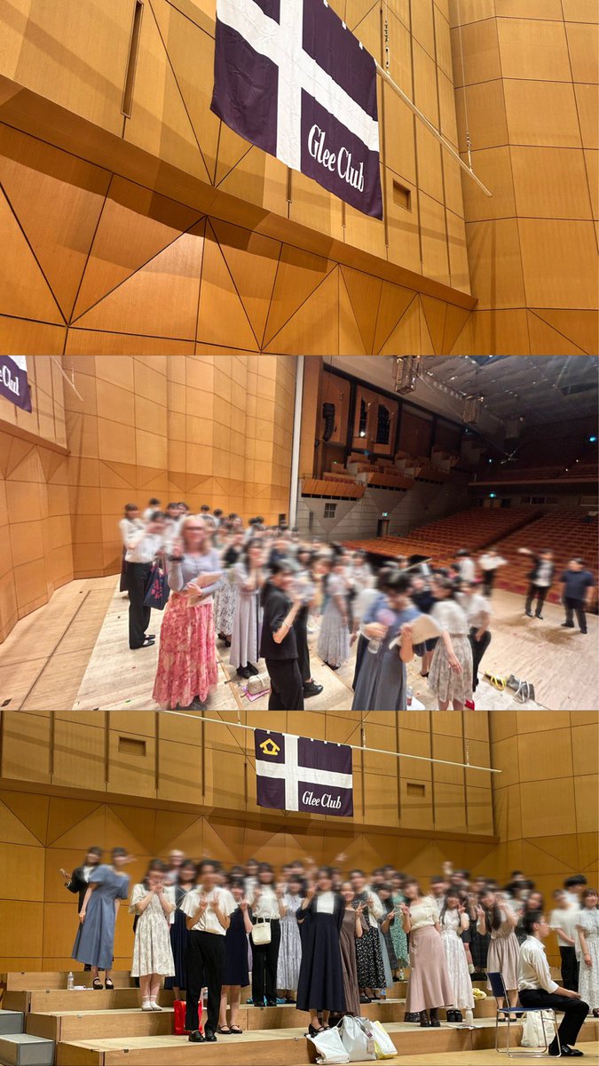 【✨リハーサル✨】

ついに本日、第45回立教大学グリーフェスティバルを開催いたします！
絶賛リハーサル中です👀
📍かつしかシンフォニーヒルズ モーツァルトホール
15:00開場、15:45開演です❣️

お楽しみに！
暑いのでお気をつけてお越しください🚰
お待ちしております！