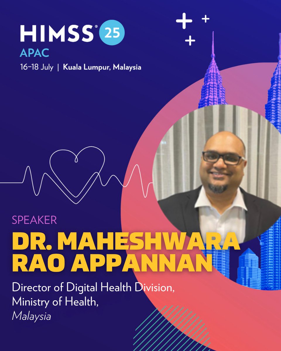 What good is health data if no one can access it? And what happens when too many people can?

At #HIMSS25APAC, Dr. Maheshwara Rao Appannan from Malaysia’s Ministry of Health will help unpack that tension. His panel explores how we unlock the power of real-time data exchange while