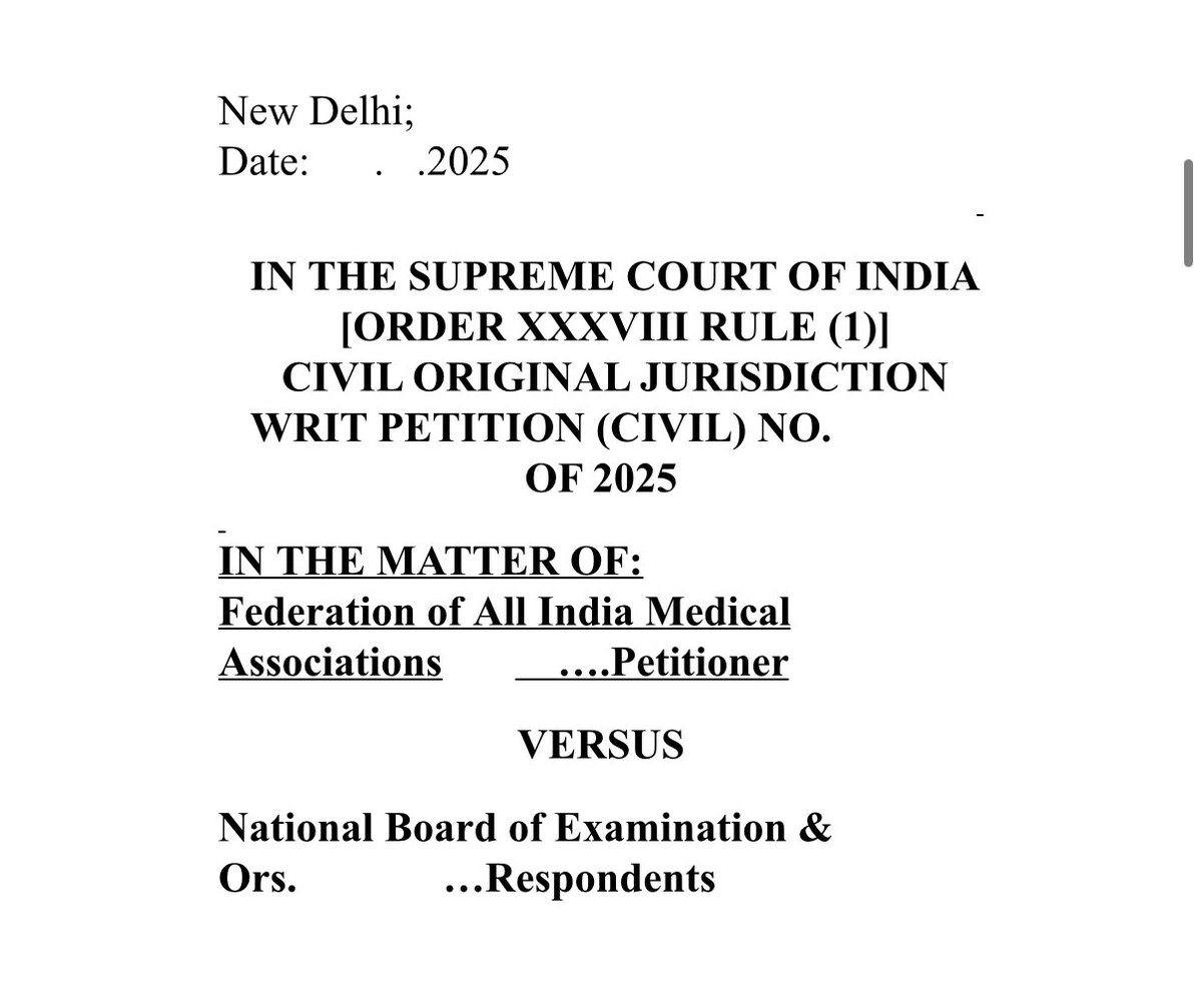FAIMA Doctors Association (@faima_india_) on Twitter photo We are happy to announce that #FAIMA has filed a case in Supreme Court , Regarding release of Answer keys by <a href="/NbeIndia/">National Board of Examinations</a> after #NEETPG exams!!!
Our aim is to bring complete transparency in exam so students regains confidence.
Thanks to <a href="/advocate_tanvi/">Tanvi Dubey Advocate</a> !!!
<a href="/DrRohanKrishna3/">Dr. Rohan Krishnan</a> We are happy to announce that #FAIMA has filed a case in Supreme Court , Regarding release of Answer keys by <a href="/NbeIndia/">National Board of Examinations</a> after #NEETPG exams!!!
Our aim is to bring complete transparency in exam so students regains confidence.
Thanks to <a href="/advocate_tanvi/">Tanvi Dubey Advocate</a> !!!
<a href="/DrRohanKrishna3/">Dr. Rohan Krishnan</a>