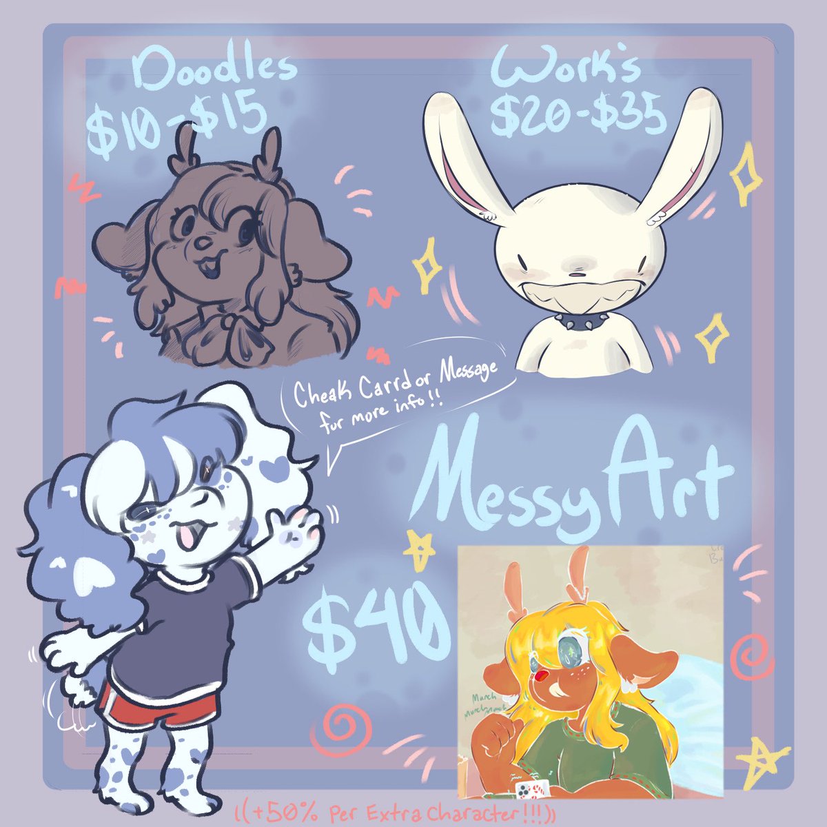 june_cremebunn's tweet photo. I need to save up for another MRI scan to be done on my head and will take on nearly any sort of #drawingcommissions I can get 💙✨
#opencommissions https://t.co/K4TQyYjSxh