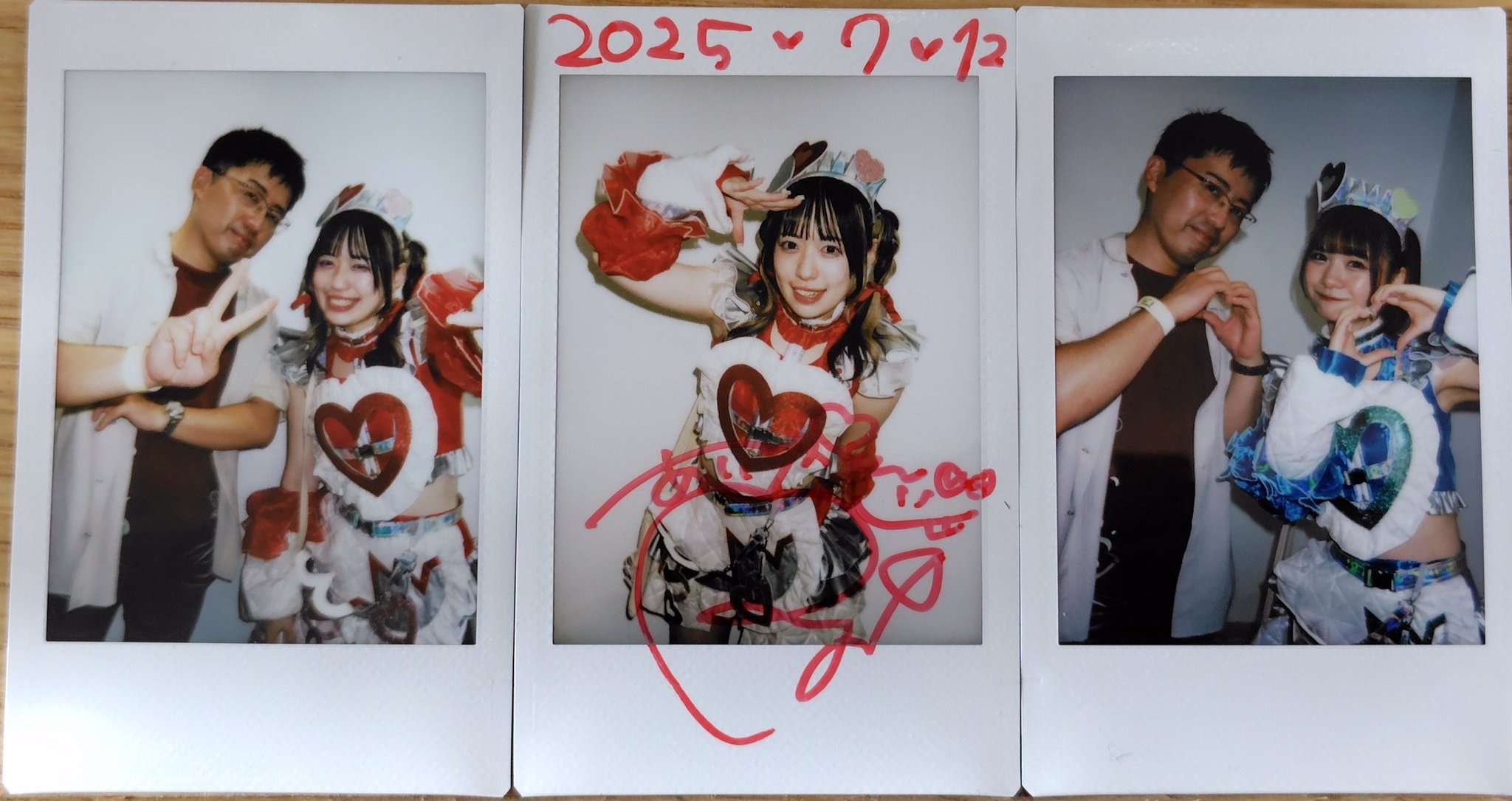 ZiDol チェキ マユリカ 中谷 新衣装 修吾 on X: 