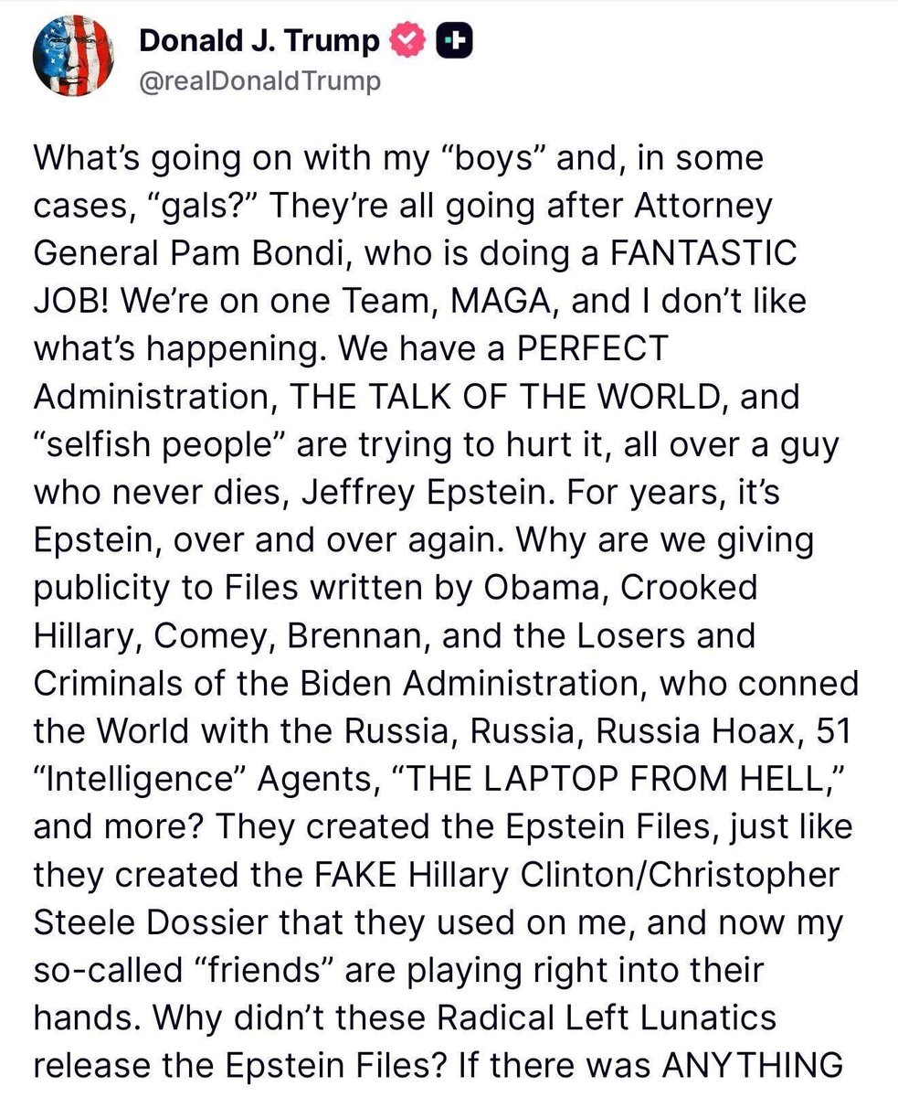 BREAKING: President Trump
Goes off the deep end.