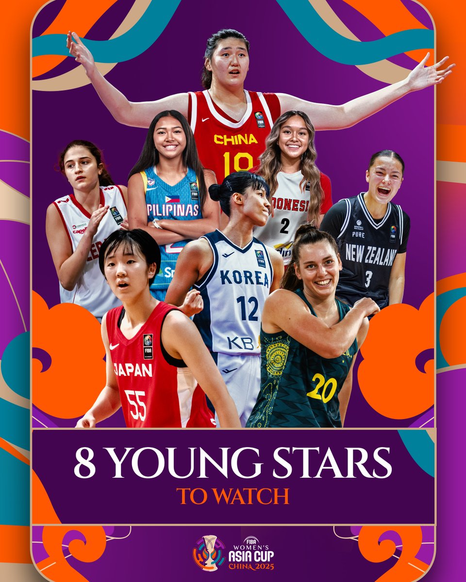 Look out for these FIBA Women's Asia Cup 2025 Div. A youngsters 🫡

#AsiaCupWomen
