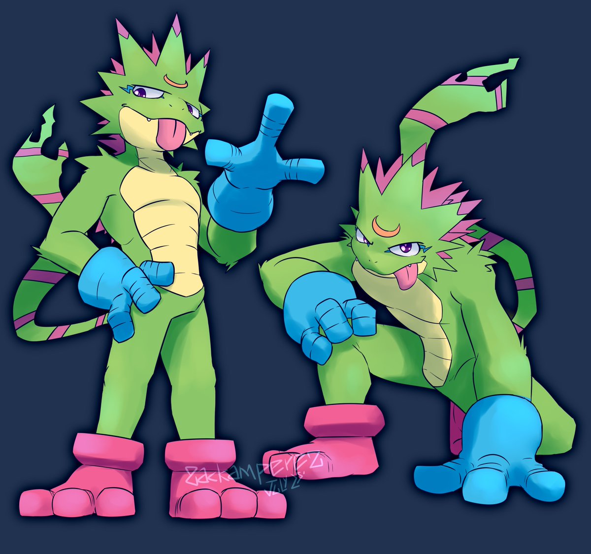 zack aaaaaaa (@zackamperez) on Twitter photo Ah, the word is Gekkomon, my bad. Anywho, have this bud  
#Digimon 
#デジモン Ah, the word is Gekkomon, my bad. Anywho, have this bud  
#Digimon 
#デジモン