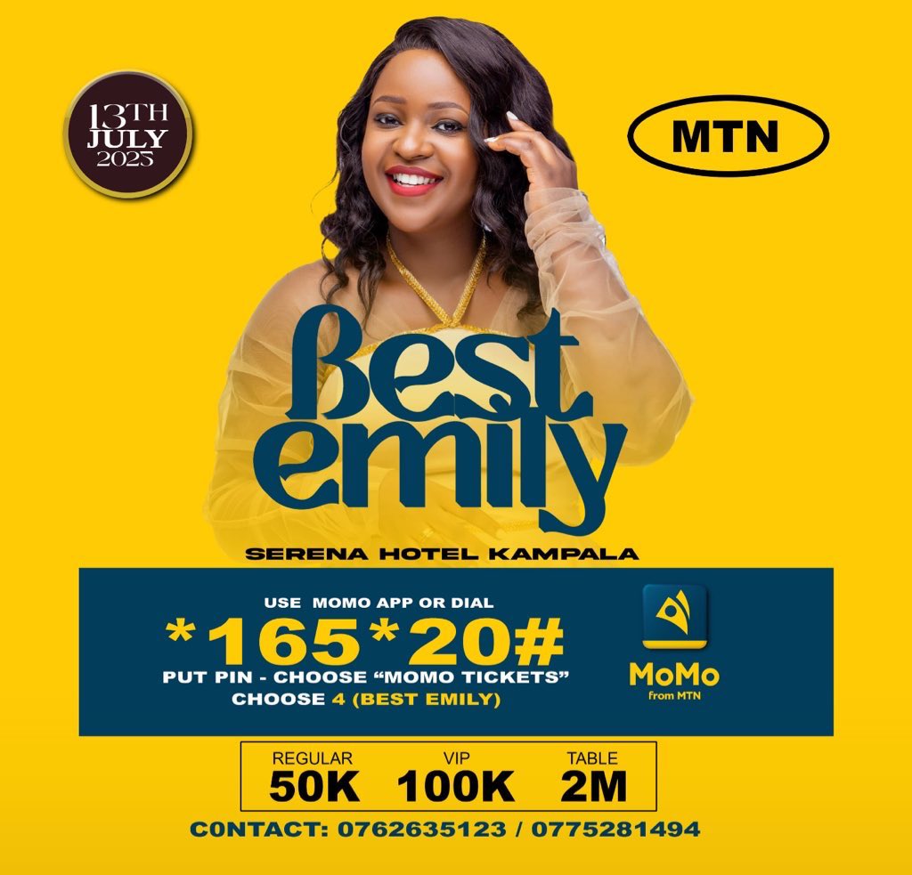 Good morning beautiful people. The day is today and btw am already at the venue so I don’t know what’s still delaying you at home.😂 Let’s make it for Best Emily today at Serena hotel.❤️🙏📌