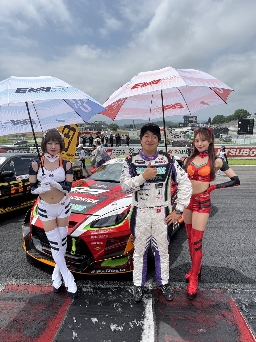 evaracing's tweet image. 益山選手TOP8進出!!
#FDJ
#エヴァレーシング
#FDJ
#SUGO
#赤城ありさ
#松田彩花
#益山航