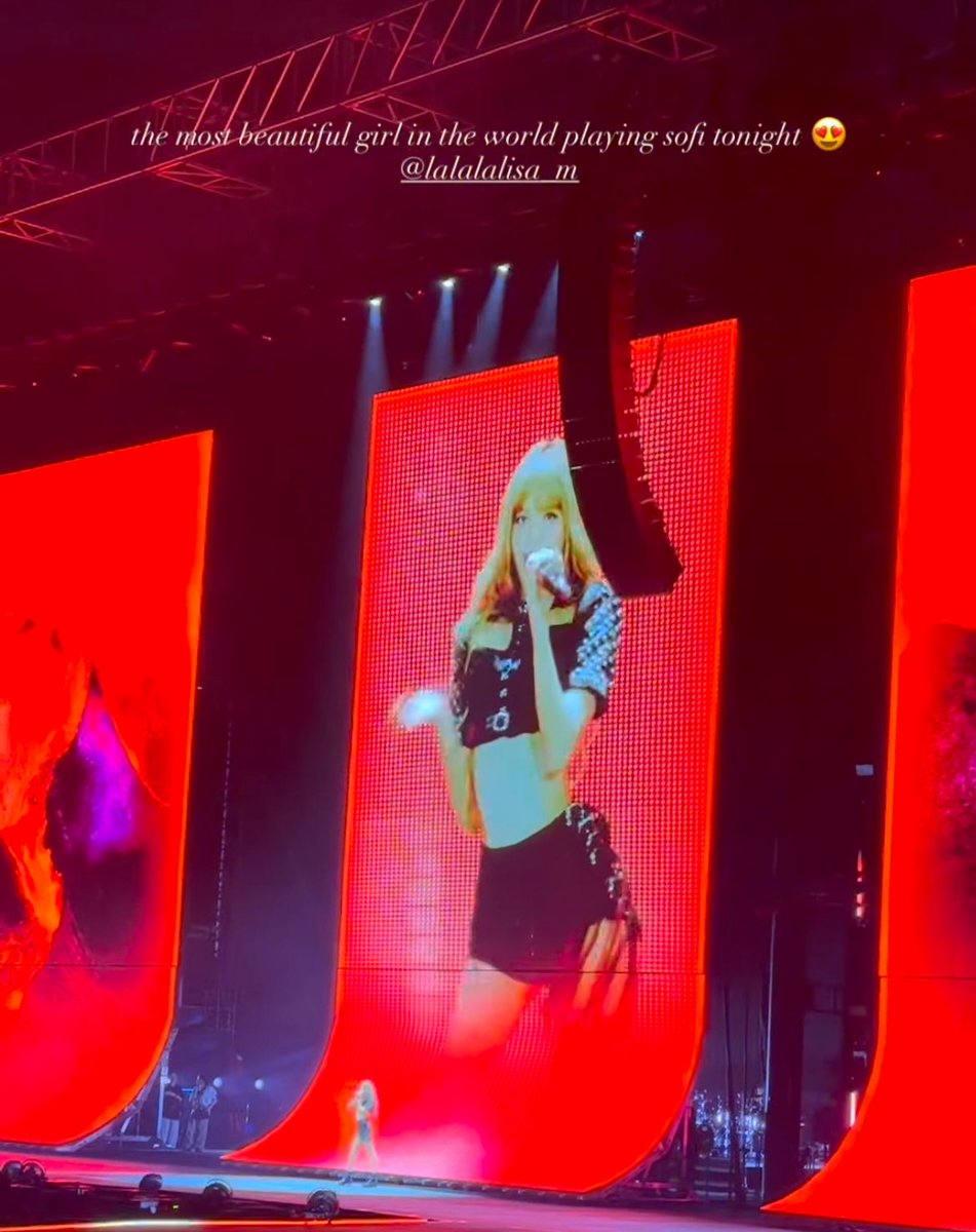 LALICE UPDATES (@laliceupdates) on Twitter photo team <a href="/RCARecords/">rcarecords</a> (staff) IG story update:
“the most beautiful girl in the world playing sofi tonight 😍 lalalalisa_m”
LISA CHARMS SOFI STADIUM
#DEADLINEinLA_LISA
#BLACKPINK_DEADLINE team <a href="/RCARecords/">rcarecords</a> (staff) IG story update:
“the most beautiful girl in the world playing sofi tonight 😍 lalalalisa_m”
LISA CHARMS SOFI STADIUM
#DEADLINEinLA_LISA
#BLACKPINK_DEADLINE