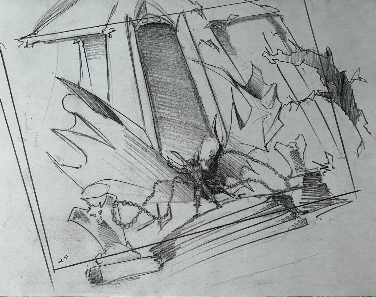 Spawn: The Movie's Church Storyboard Sequence Pitch (1995). Art by <a href="/alxartdesign/">Alex Jaeger</a> 
#Spawn