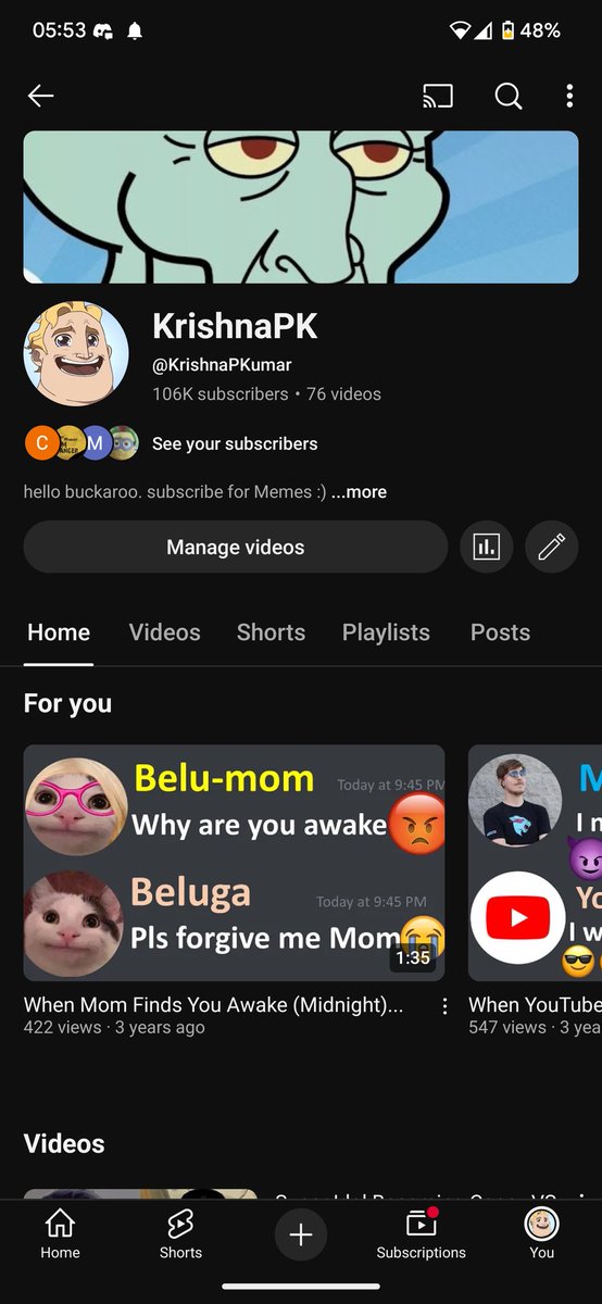 iamkrishna_21's tweet photo. @MrBeast You taking smaller creators? https://t.co/ASZcp78Mdu