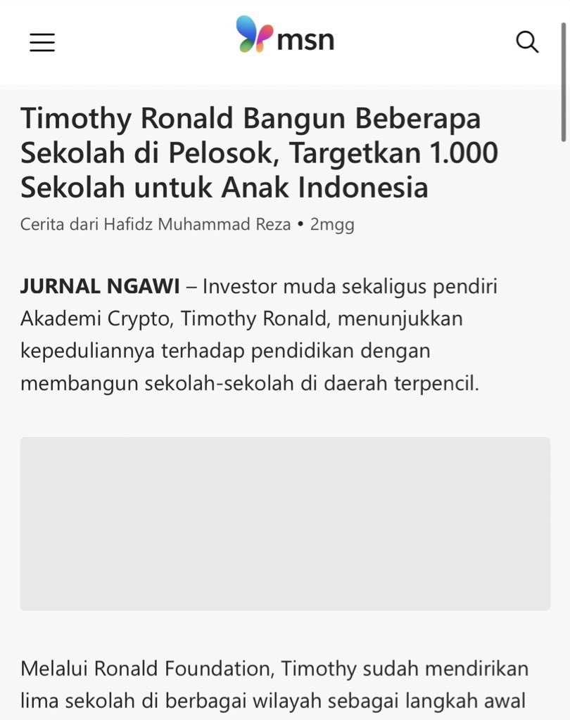 Followers besar tapi malah dipakai membully orang.

Gw bukan fans-nya dia. Tapi orang yg lagi di bully di thread ini sdh buat 5 sekolah di NTT dan NTB dan beberapa di tempat terpencil lainnya.

Admin akun ini butuh cermin sprtinya. Prestasinya : open donasi yg gk jelas di X.