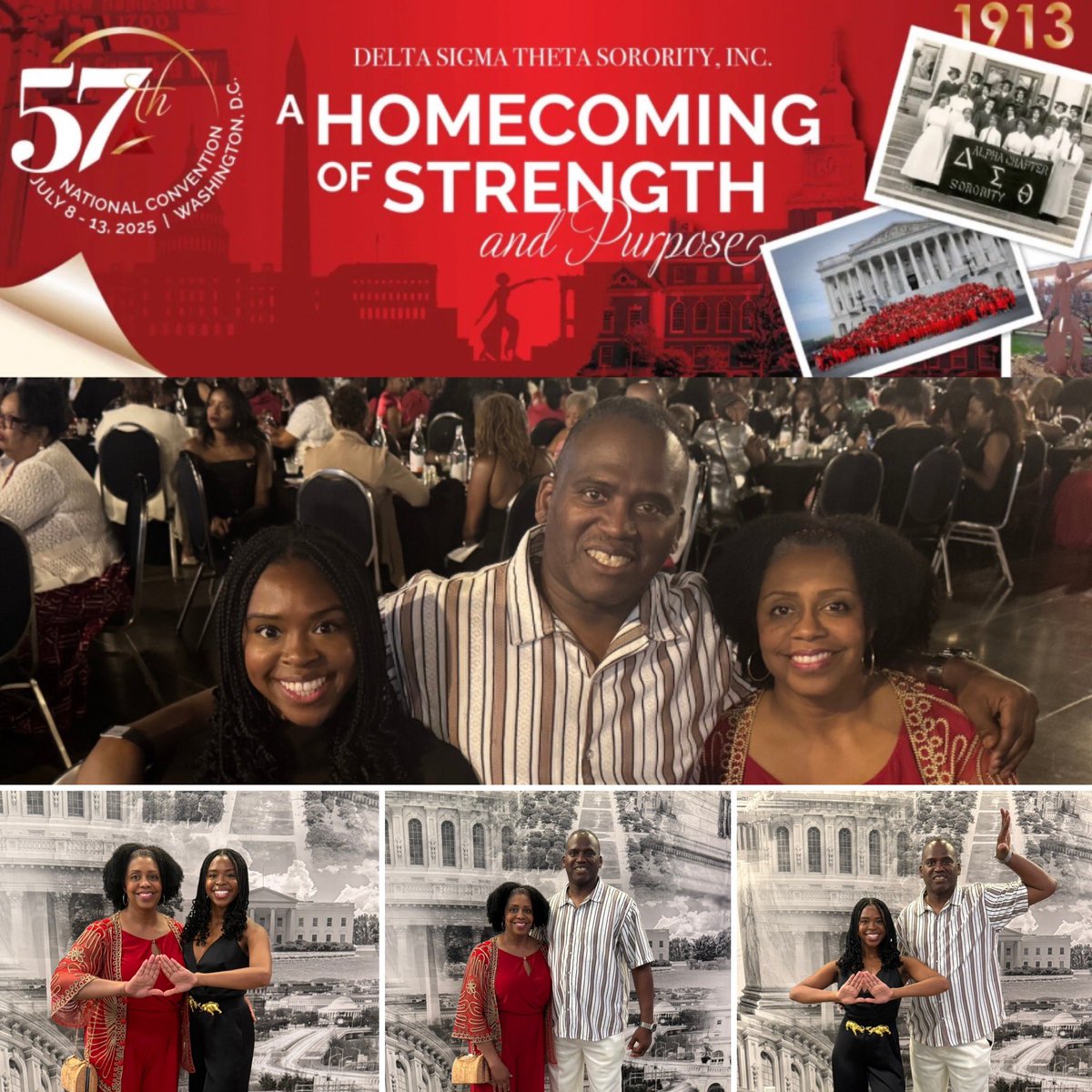 Congratulations to the Ladies of Delta Sigma Theta Sorority, Inc. on their 57th National Convention🎉❤️! It was great spending time with two of the special Delta ladies of my life. My wife Dr. Andrea Jeffress and my daughter Jasmine Jeffress.